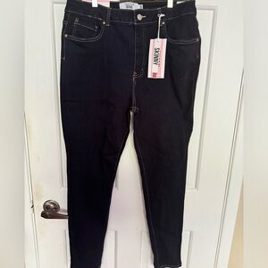 BNWT Urban Planet Dark Wash Skinny Jeans sz 11